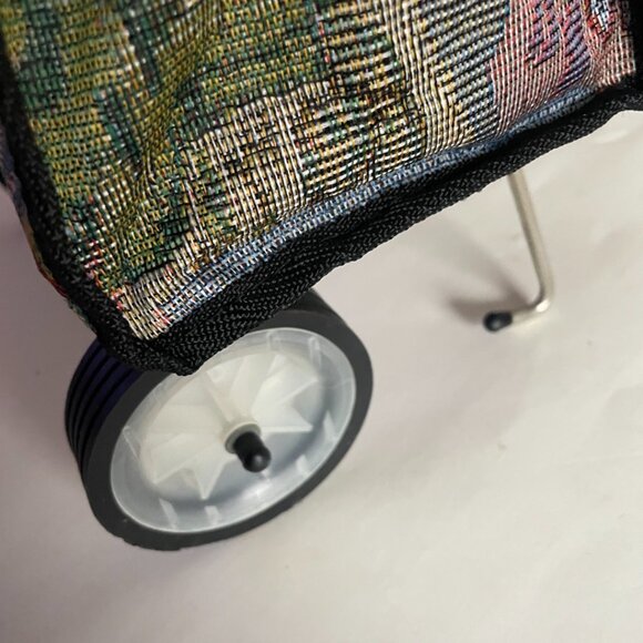 Foldable Rolling Shopping Cart / Tote with Wheels - Picture 10 of 14